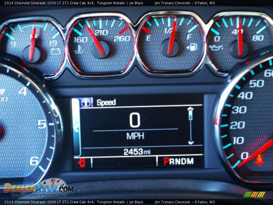 2014 Chevrolet Silverado 1500 LT Z71 Crew Cab 4x4 Tungsten Metallic / Jet Black Photo #14