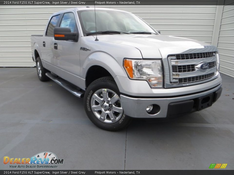2014 Ford F150 XLT SuperCrew Ingot Silver / Steel Grey Photo #1