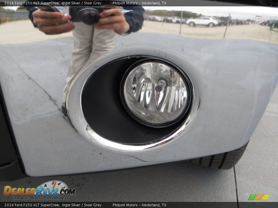 2014 Ford F150 XLT SuperCrew Ingot Silver / Steel Grey Photo #10