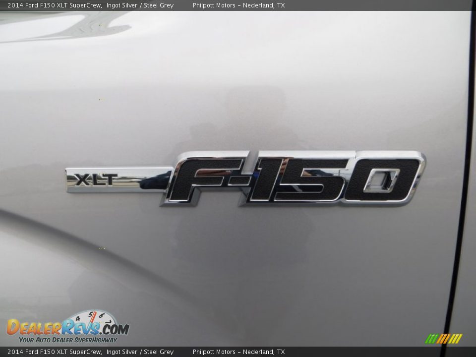 2014 Ford F150 XLT SuperCrew Ingot Silver / Steel Grey Photo #13