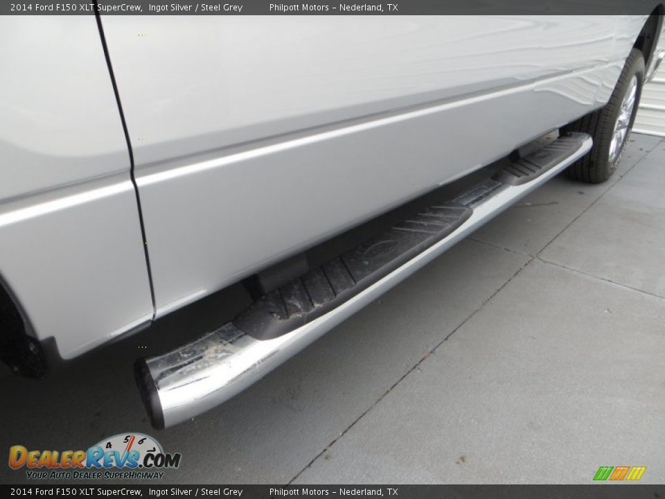 2014 Ford F150 XLT SuperCrew Ingot Silver / Steel Grey Photo #14