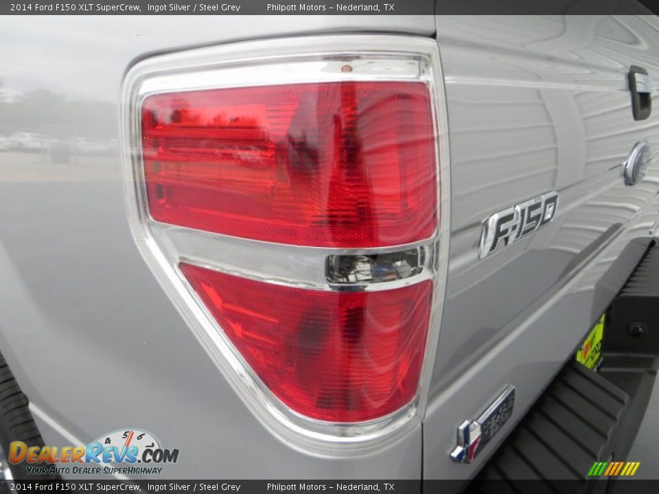 2014 Ford F150 XLT SuperCrew Ingot Silver / Steel Grey Photo #17