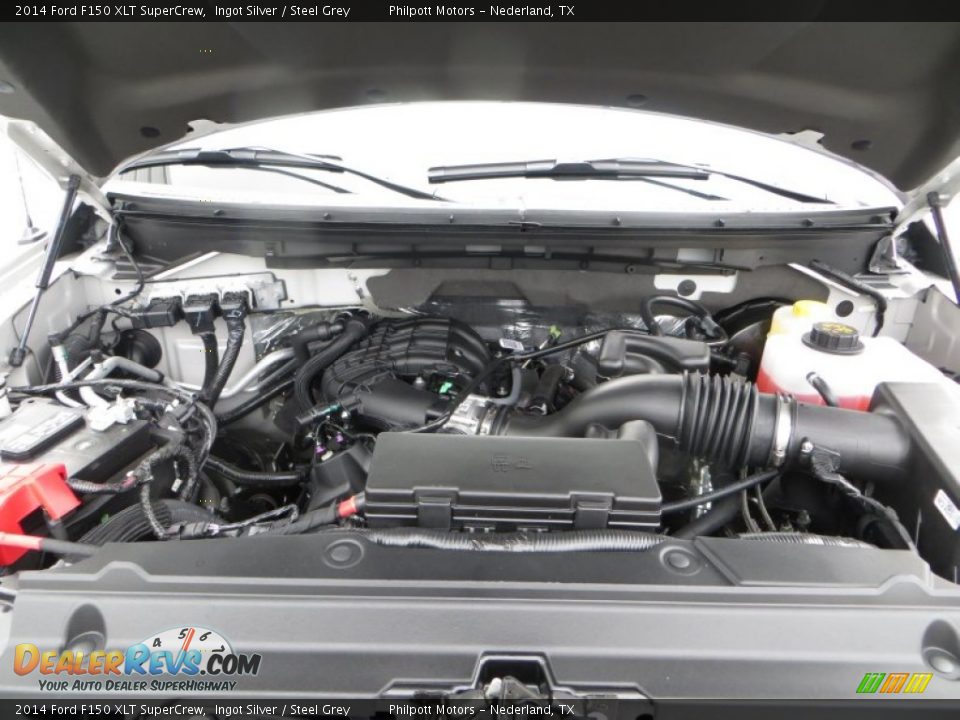 2014 Ford F150 XLT SuperCrew Ingot Silver / Steel Grey Photo #20