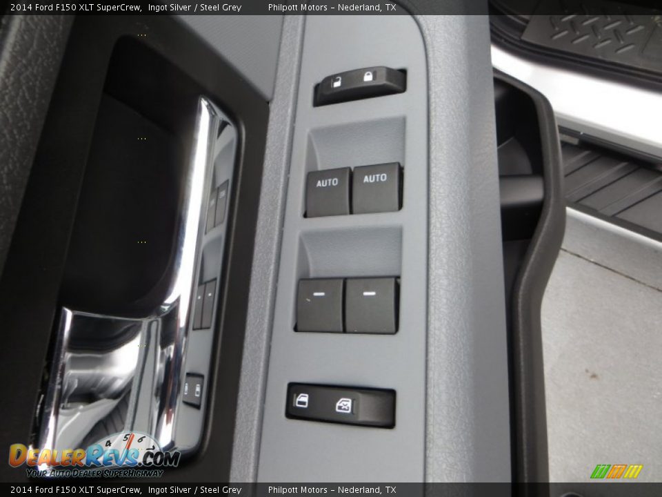 2014 Ford F150 XLT SuperCrew Ingot Silver / Steel Grey Photo #27
