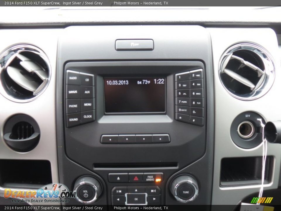 2014 Ford F150 XLT SuperCrew Ingot Silver / Steel Grey Photo #32