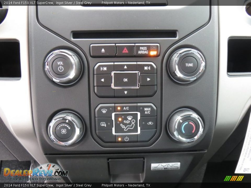 2014 Ford F150 XLT SuperCrew Ingot Silver / Steel Grey Photo #33