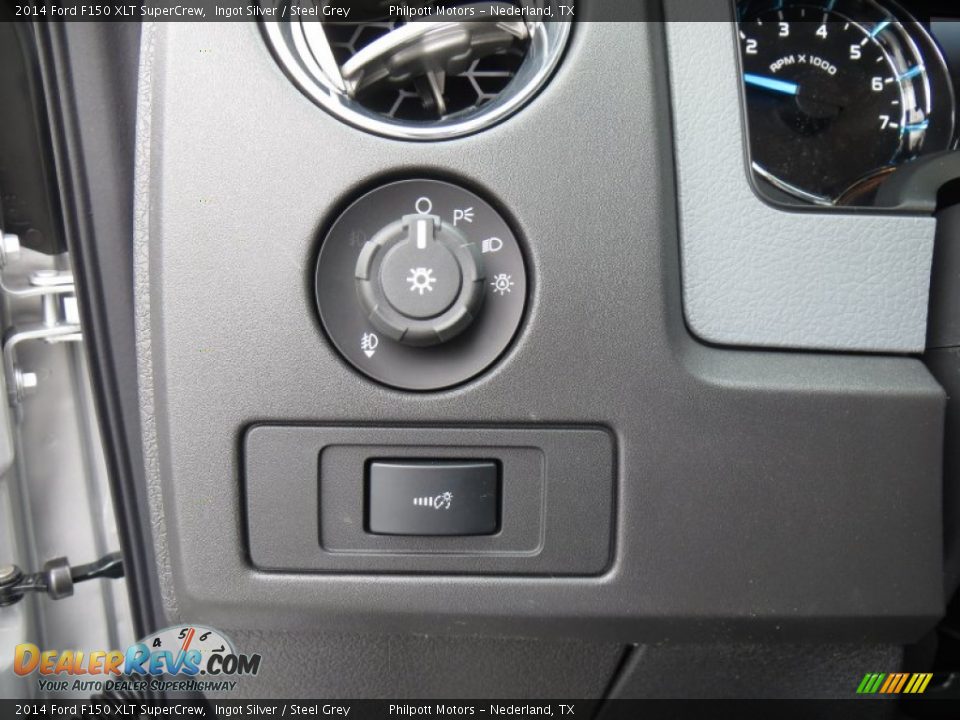 2014 Ford F150 XLT SuperCrew Ingot Silver / Steel Grey Photo #36