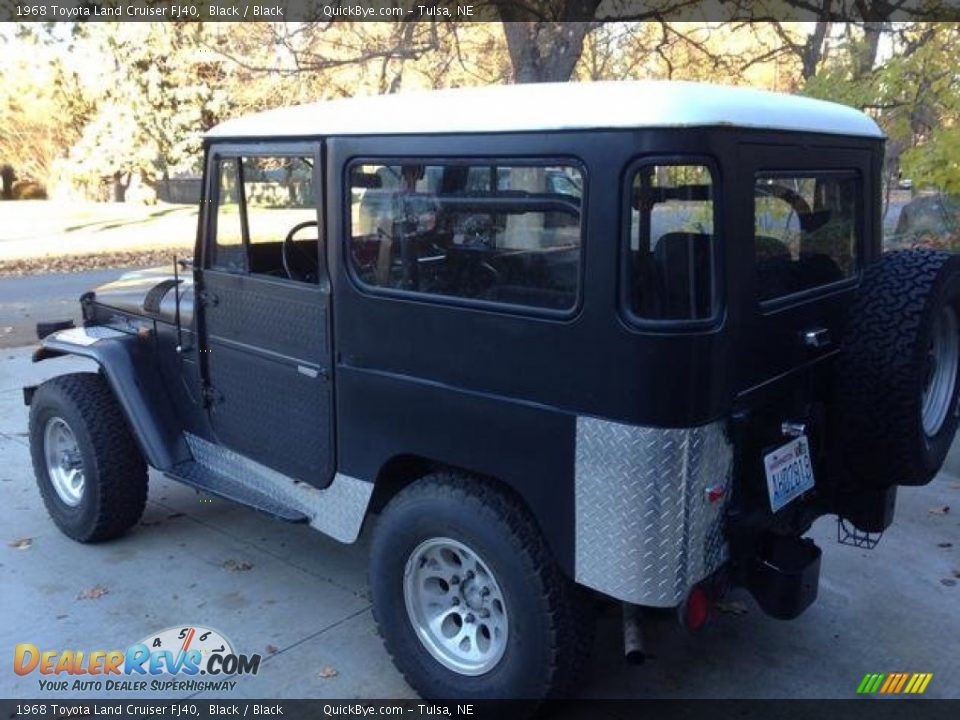 Black 1968 Toyota Land Cruiser FJ40 Photo #2