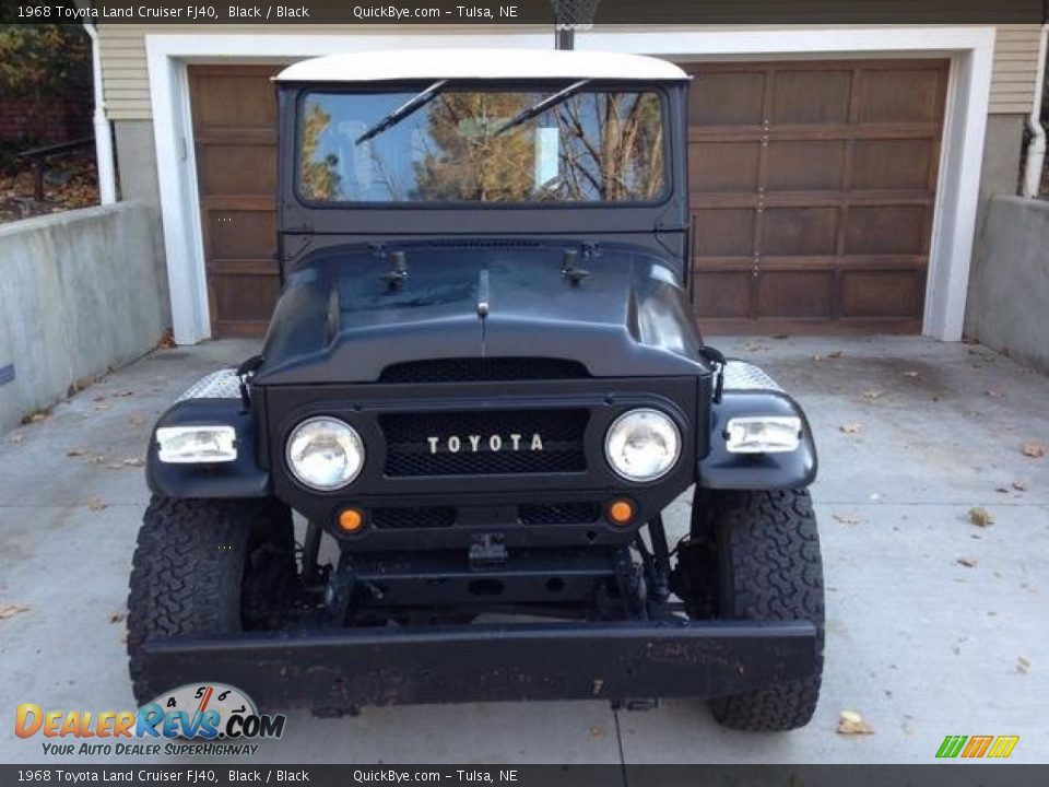 Black 1968 Toyota Land Cruiser FJ40 Photo #3