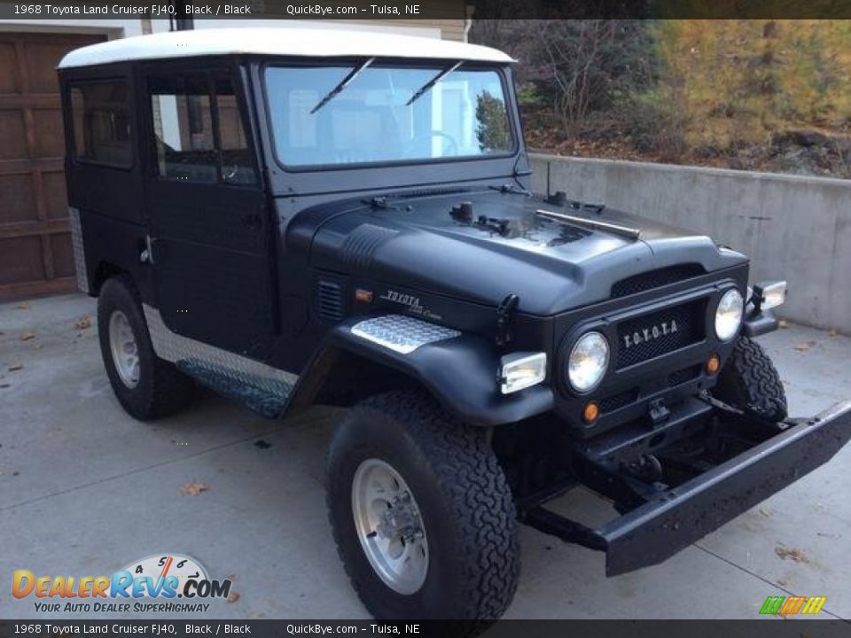 Black 1968 Toyota Land Cruiser FJ40 Photo #4