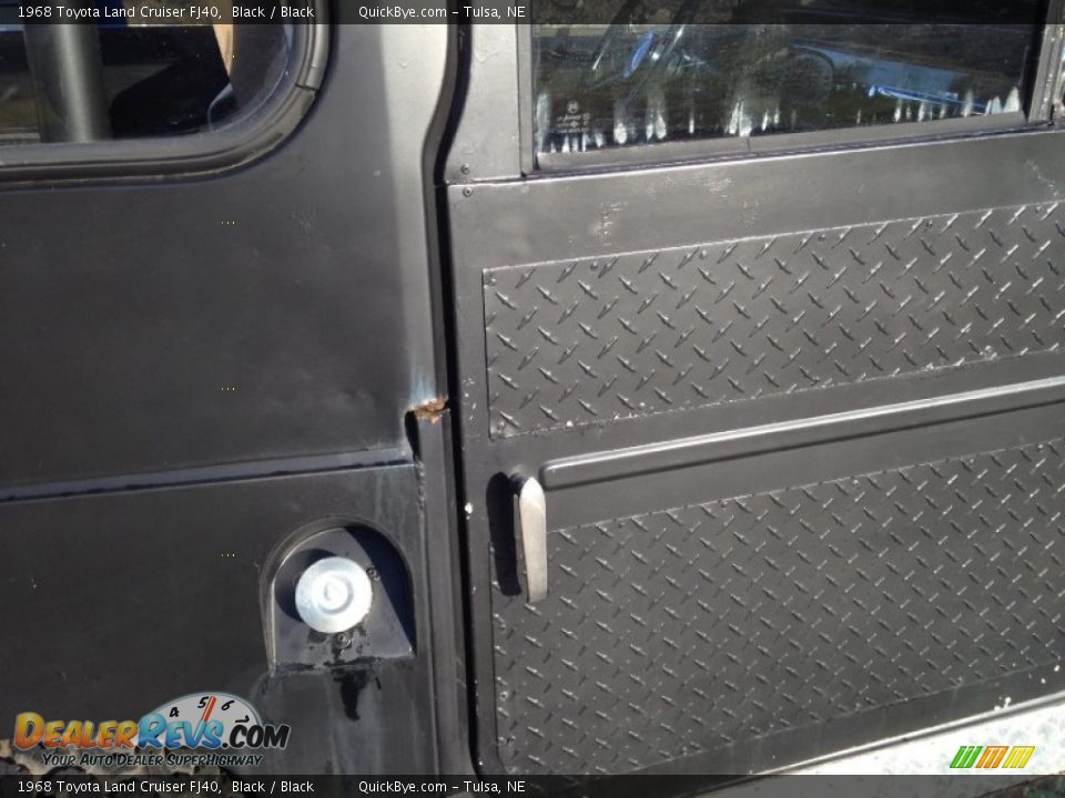 1968 Toyota Land Cruiser FJ40 Black / Black Photo #10