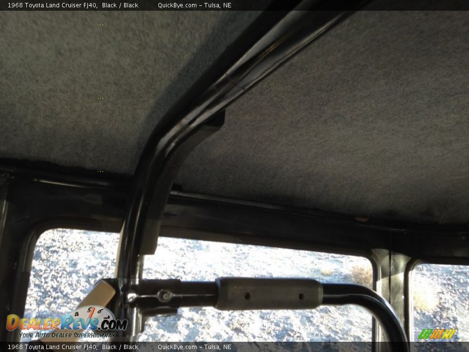 1968 Toyota Land Cruiser FJ40 Black / Black Photo #11