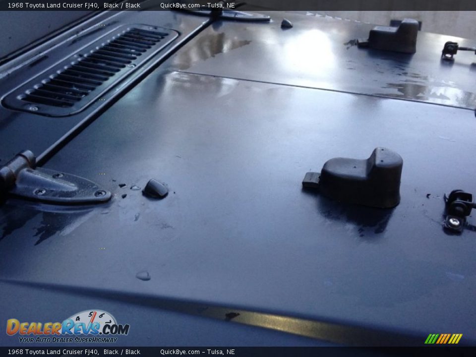 1968 Toyota Land Cruiser FJ40 Black / Black Photo #18