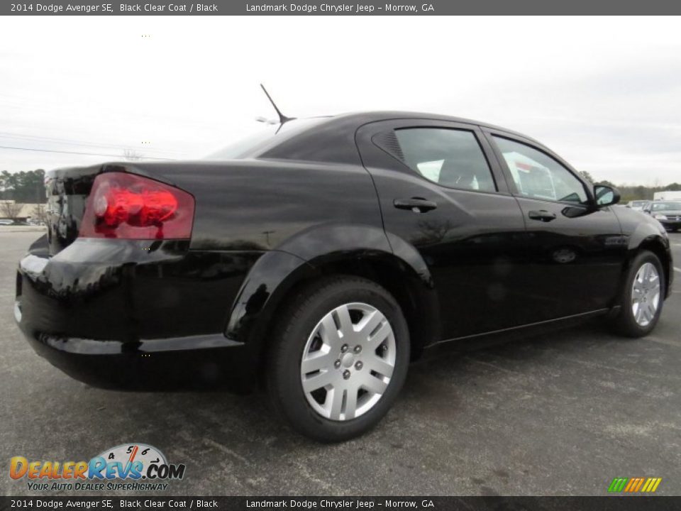 2014 Dodge Avenger SE Black Clear Coat / Black Photo #3