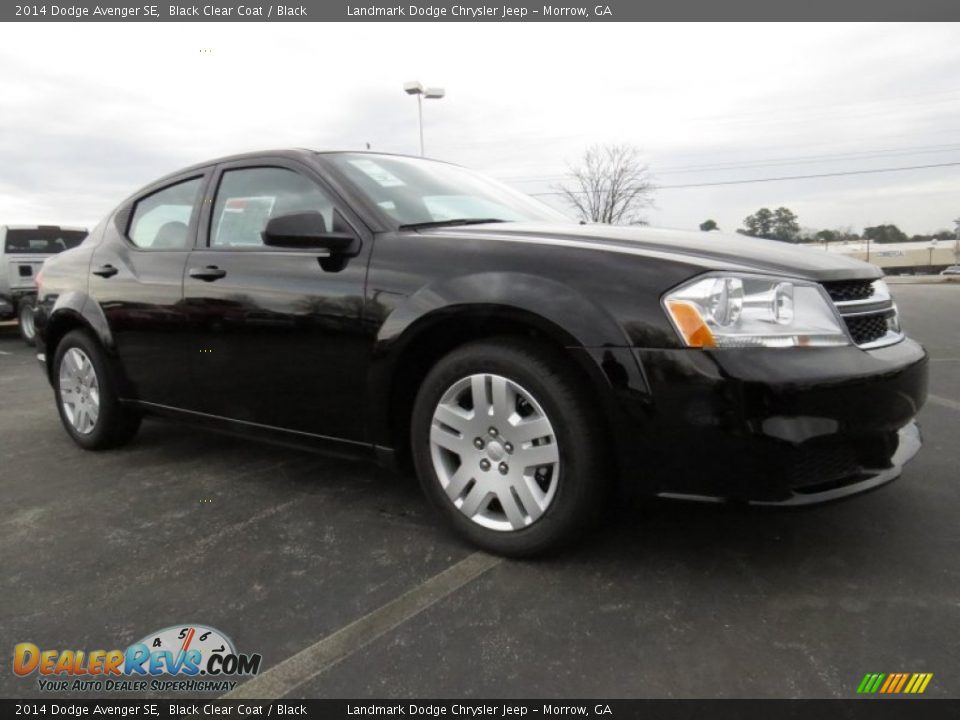2014 Dodge Avenger SE Black Clear Coat / Black Photo #4