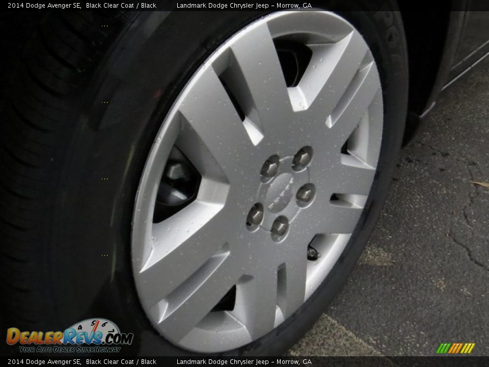 2014 Dodge Avenger SE Black Clear Coat / Black Photo #5