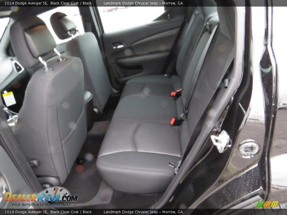 2014 Dodge Avenger SE Black Clear Coat / Black Photo #8