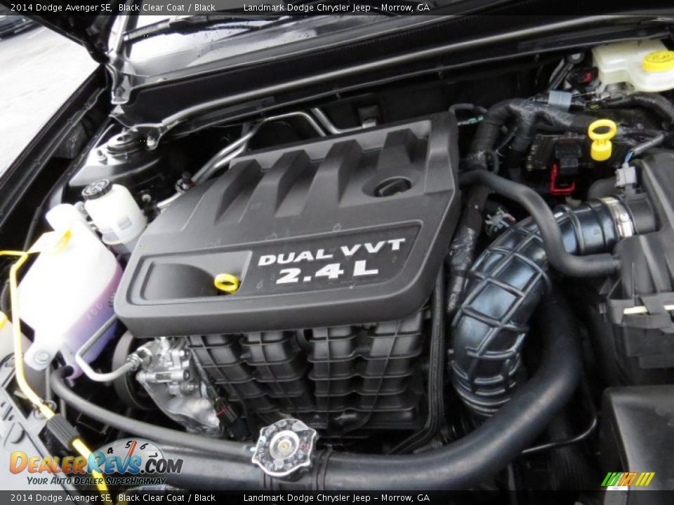 2014 Dodge Avenger SE Black Clear Coat / Black Photo #9