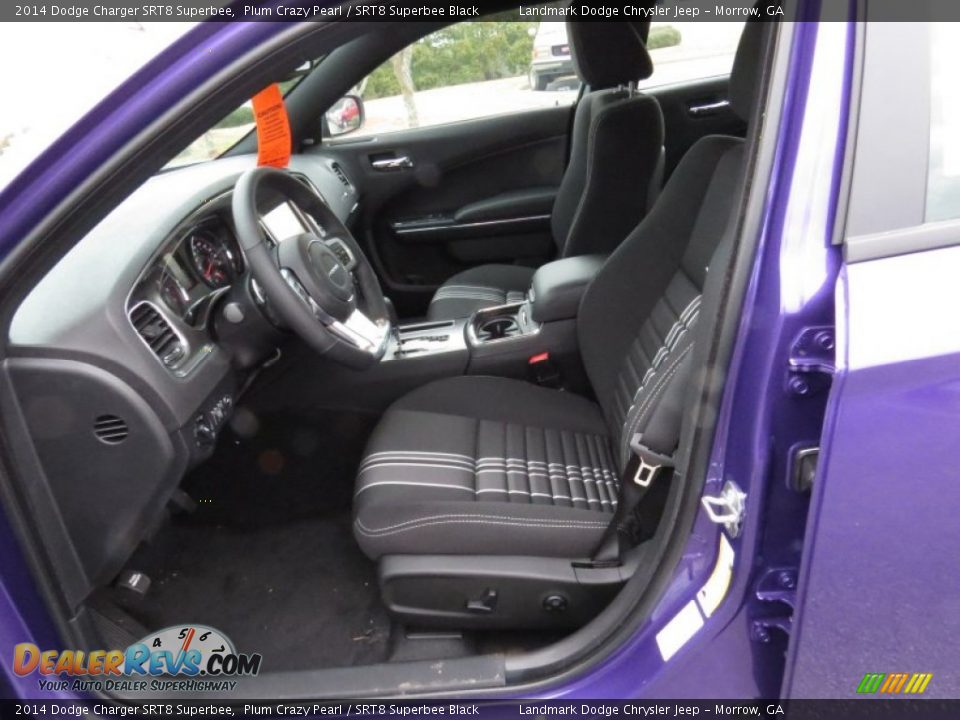2014 Dodge Charger SRT8 Superbee Plum Crazy Pearl / SRT8 Superbee Black Photo #7