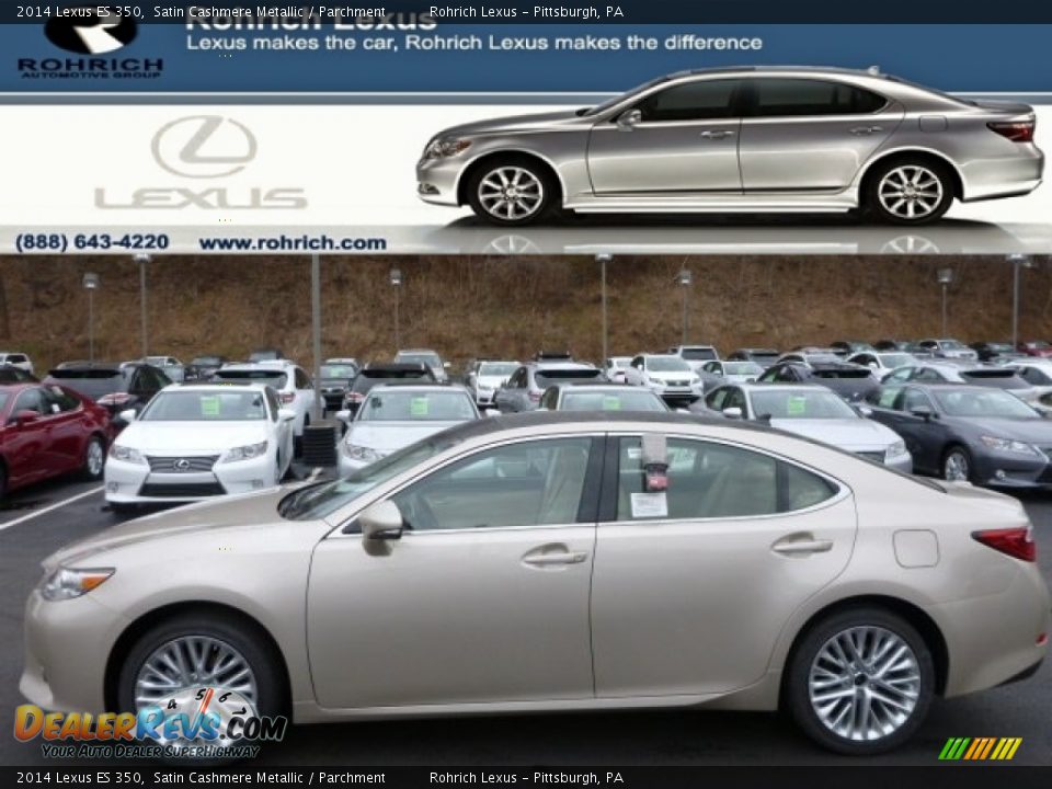 2014 Lexus ES 350 Satin Cashmere Metallic / Parchment Photo #1