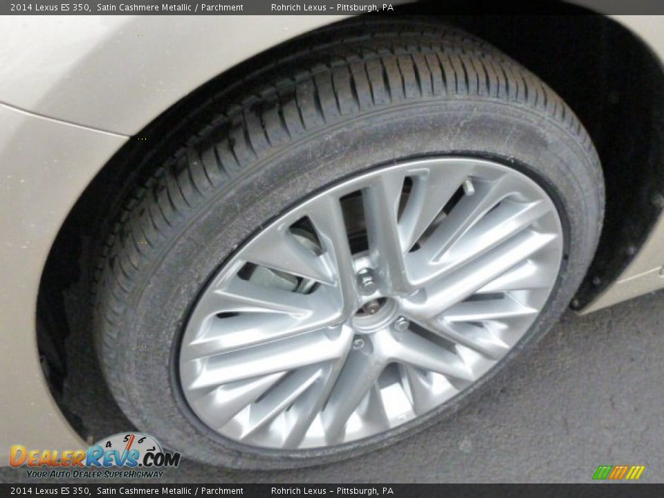 2014 Lexus ES 350 Satin Cashmere Metallic / Parchment Photo #9