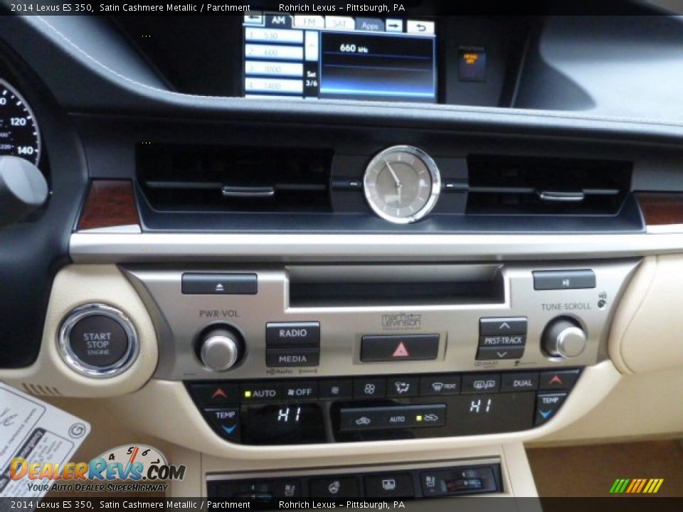 2014 Lexus ES 350 Satin Cashmere Metallic / Parchment Photo #18