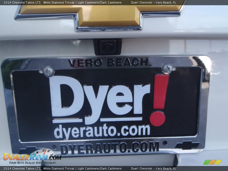 2014 Chevrolet Tahoe LTZ White Diamond Tricoat / Light Cashmere/Dark Cashmere Photo #6