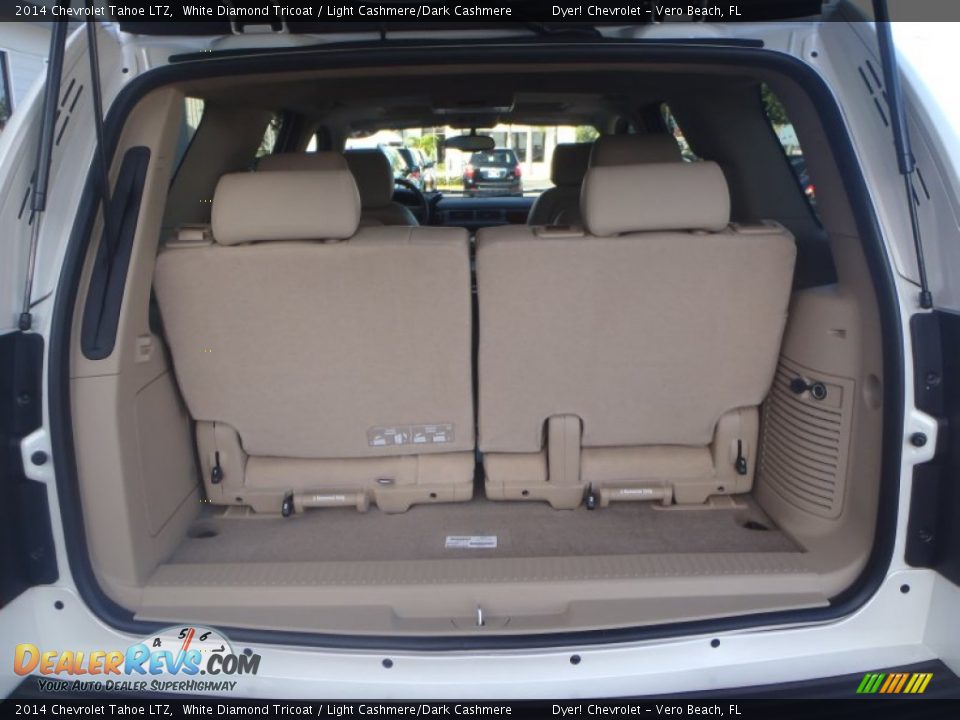 2014 Chevrolet Tahoe LTZ White Diamond Tricoat / Light Cashmere/Dark Cashmere Photo #7