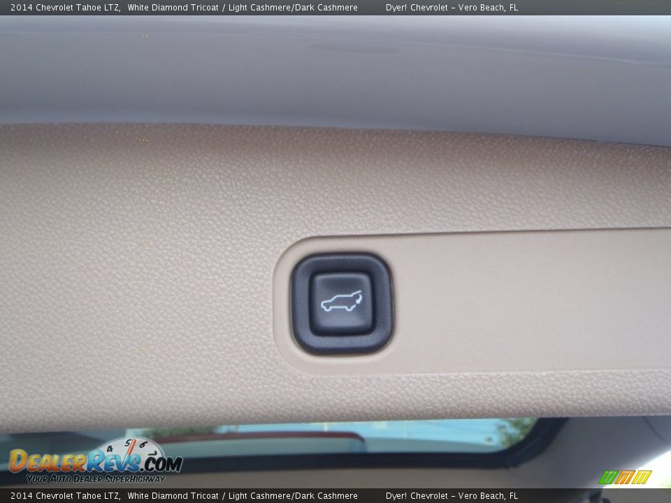 2014 Chevrolet Tahoe LTZ White Diamond Tricoat / Light Cashmere/Dark Cashmere Photo #8