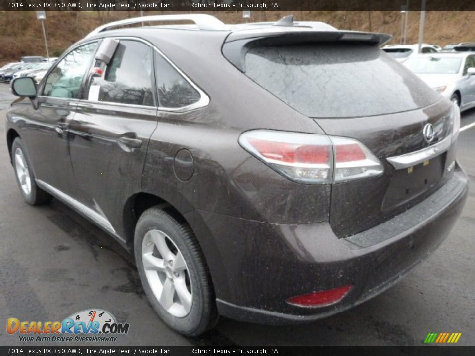 2014 Lexus RX 350 AWD Fire Agate Pearl / Saddle Tan Photo #2