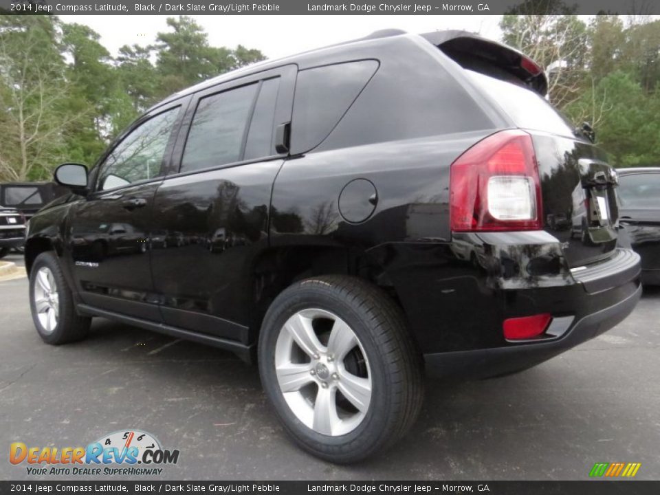 2014 Jeep Compass Latitude Black / Dark Slate Gray/Light Pebble Photo #2