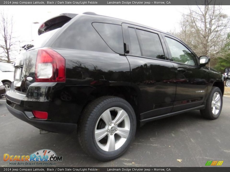 2014 Jeep Compass Latitude Black / Dark Slate Gray/Light Pebble Photo #3