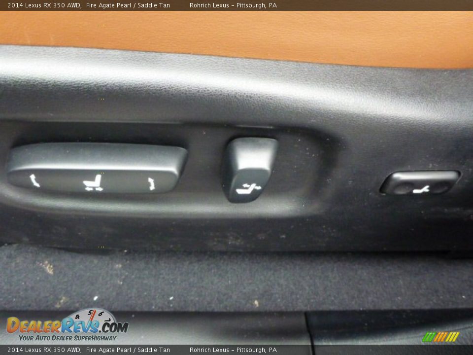 2014 Lexus RX 350 AWD Fire Agate Pearl / Saddle Tan Photo #14