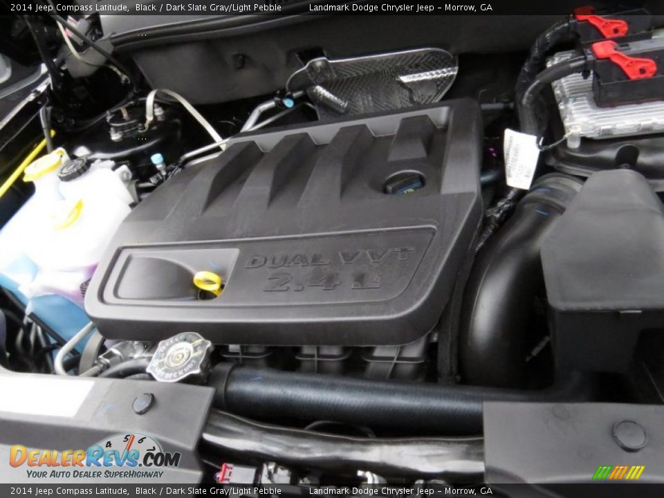 2014 Jeep Compass Latitude Black / Dark Slate Gray/Light Pebble Photo #9