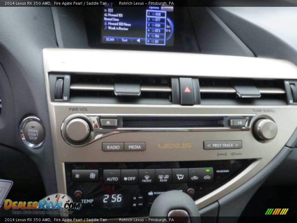 2014 Lexus RX 350 AWD Fire Agate Pearl / Saddle Tan Photo #18