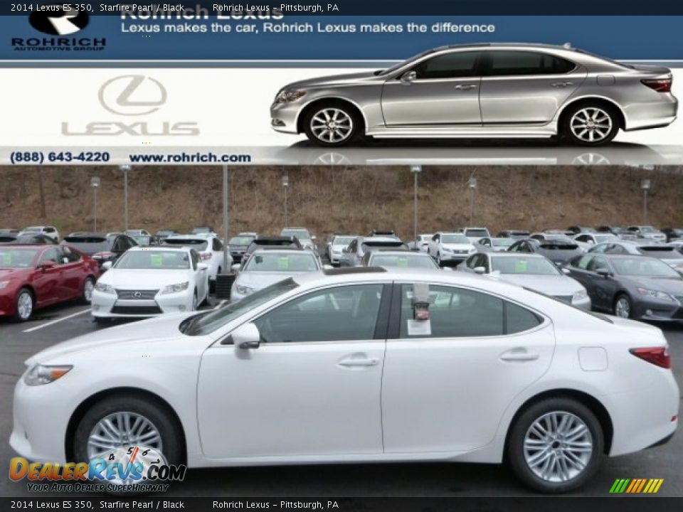 2014 Lexus ES 350 Starfire Pearl / Black Photo #1