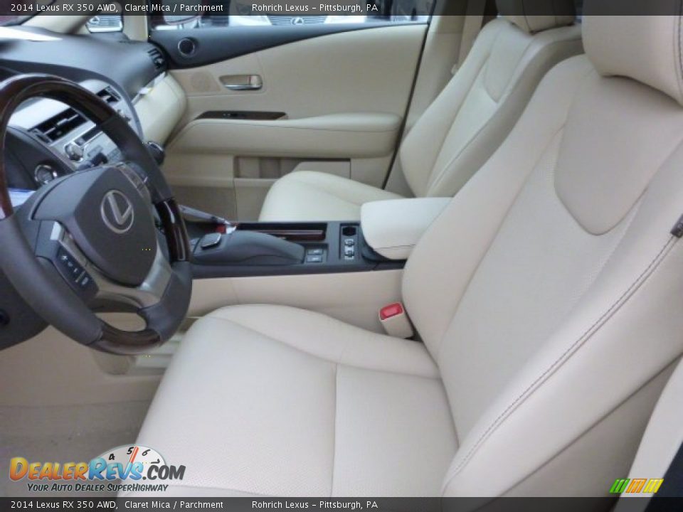 2014 Lexus RX 350 AWD Claret Mica / Parchment Photo #10