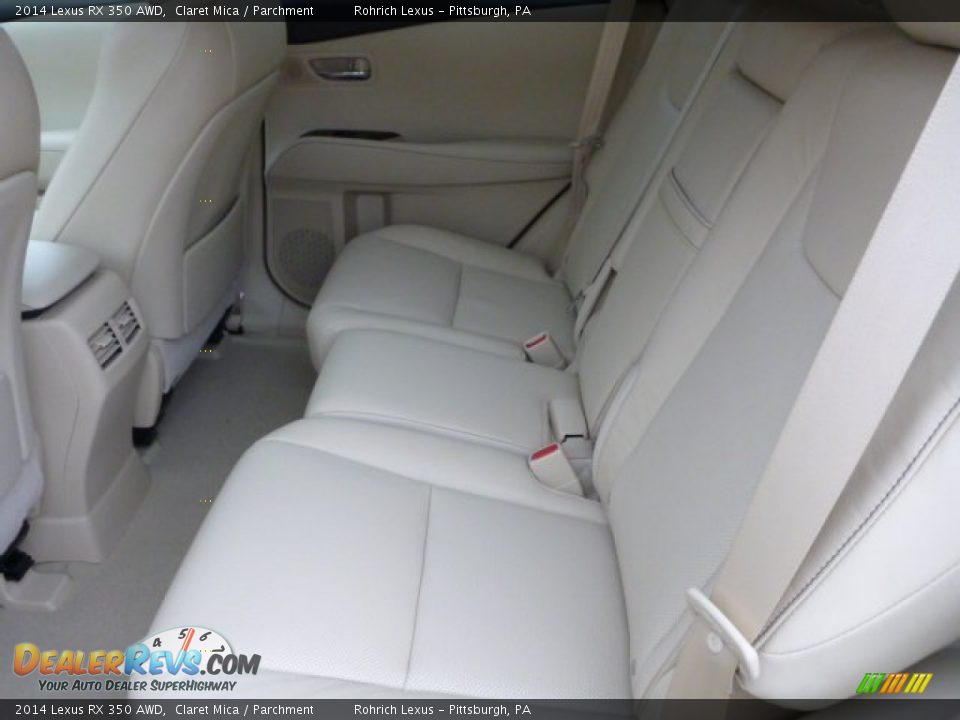 2014 Lexus RX 350 AWD Claret Mica / Parchment Photo #11