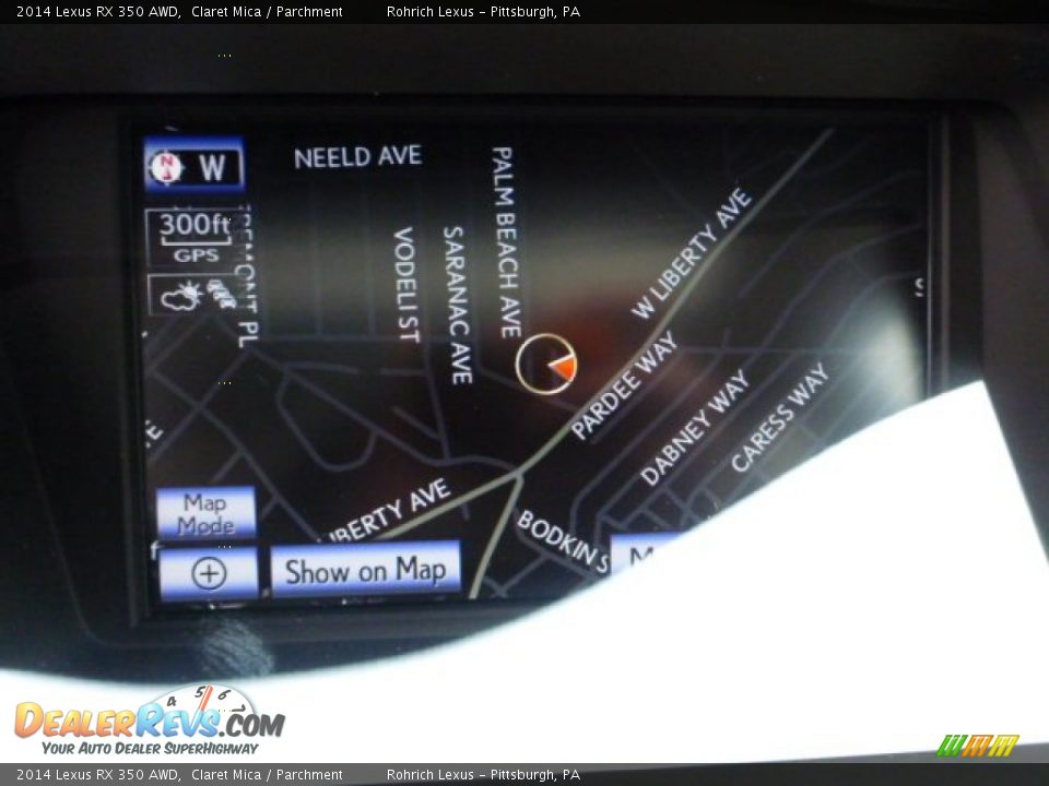 2014 Lexus RX 350 AWD Claret Mica / Parchment Photo #16