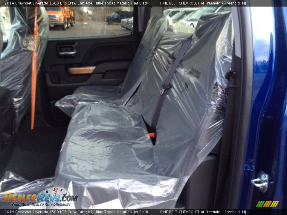2014 Chevrolet Silverado 1500 LTZ Crew Cab 4x4 Blue Topaz Metallic / Jet Black Photo #6