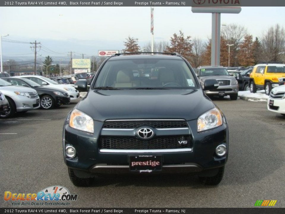 2012 Toyota RAV4 V6 Limited 4WD Black Forest Pearl / Sand Beige Photo #2