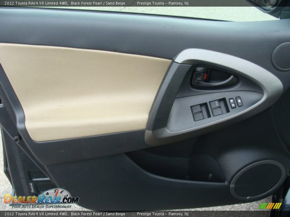 2012 Toyota RAV4 V6 Limited 4WD Black Forest Pearl / Sand Beige Photo #6
