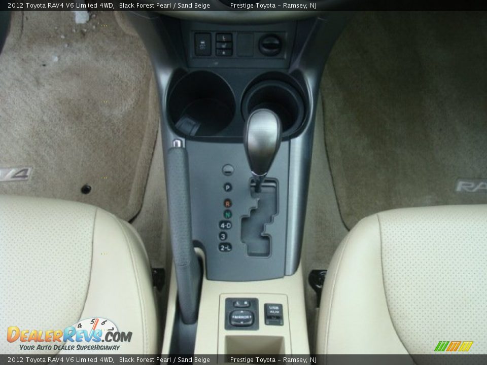 2012 Toyota RAV4 V6 Limited 4WD Black Forest Pearl / Sand Beige Photo #12