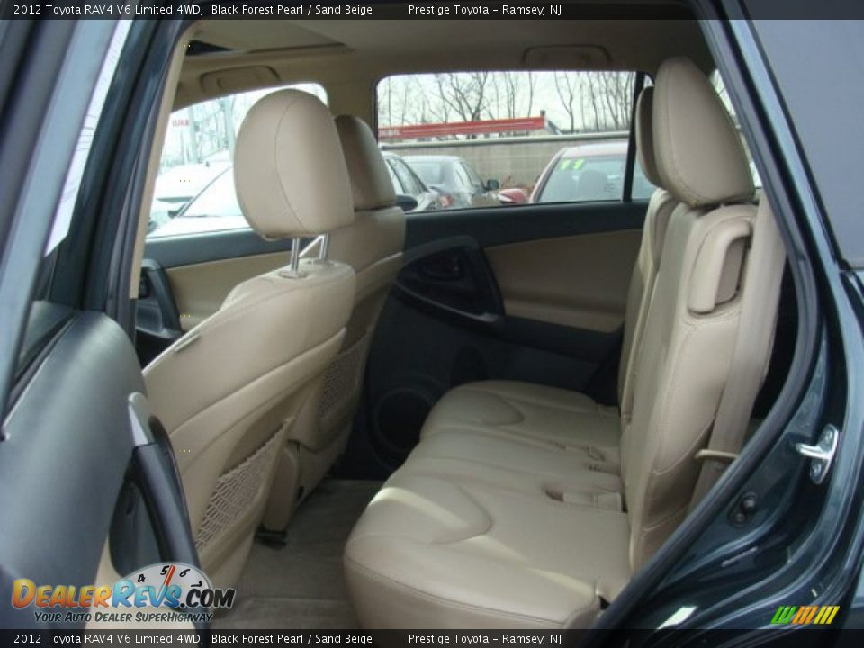 2012 Toyota RAV4 V6 Limited 4WD Black Forest Pearl / Sand Beige Photo #13