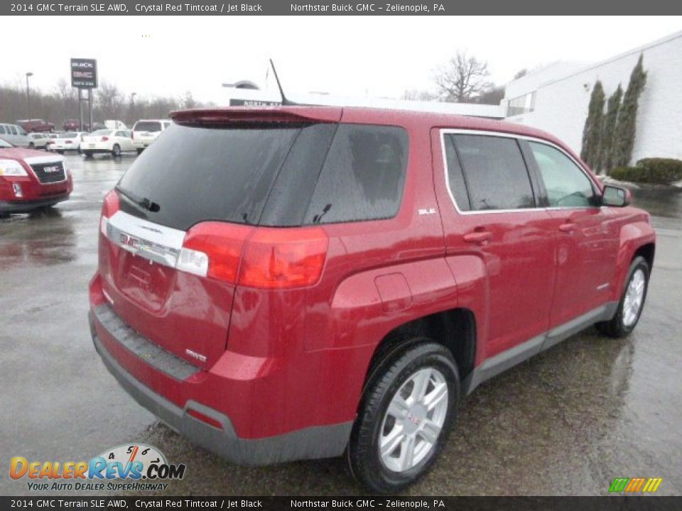 2014 GMC Terrain SLE AWD Crystal Red Tintcoat / Jet Black Photo #5