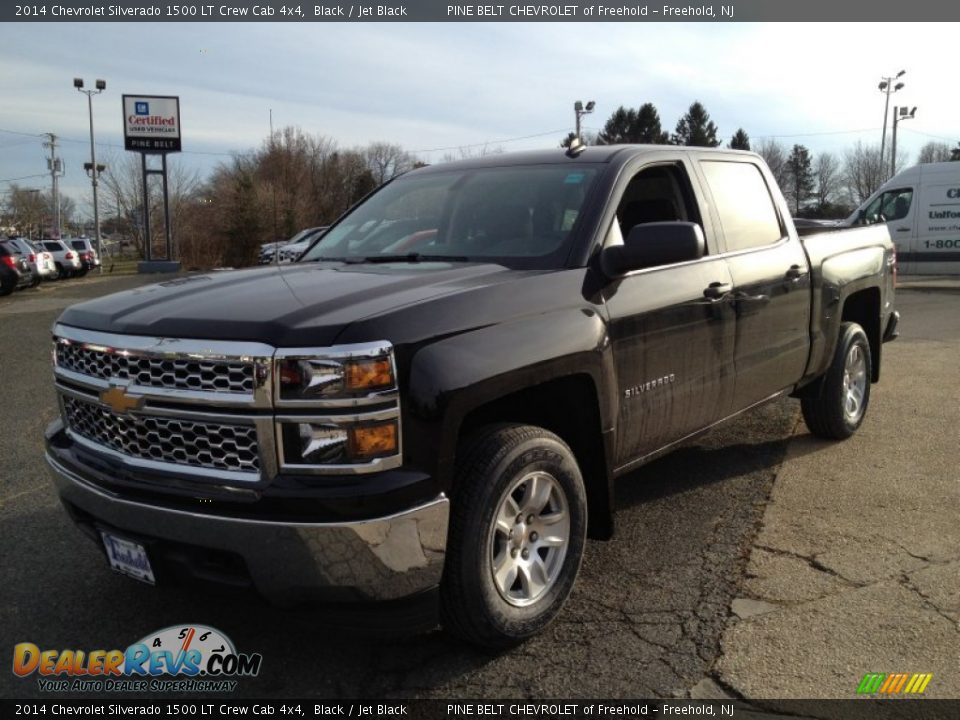 2014 Chevrolet Silverado 1500 LT Crew Cab 4x4 Black / Jet Black Photo #1