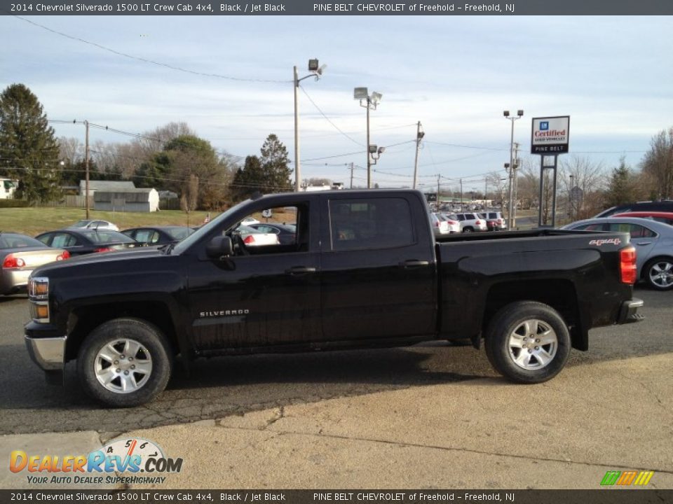 2014 Chevrolet Silverado 1500 LT Crew Cab 4x4 Black / Jet Black Photo #3
