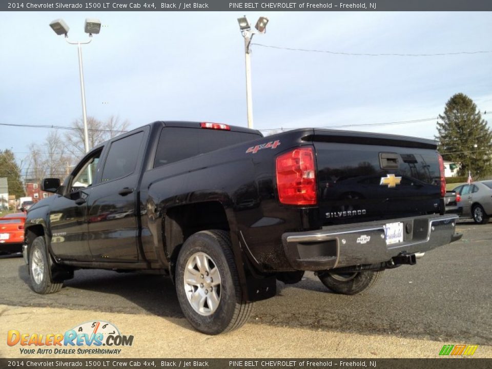 2014 Chevrolet Silverado 1500 LT Crew Cab 4x4 Black / Jet Black Photo #4