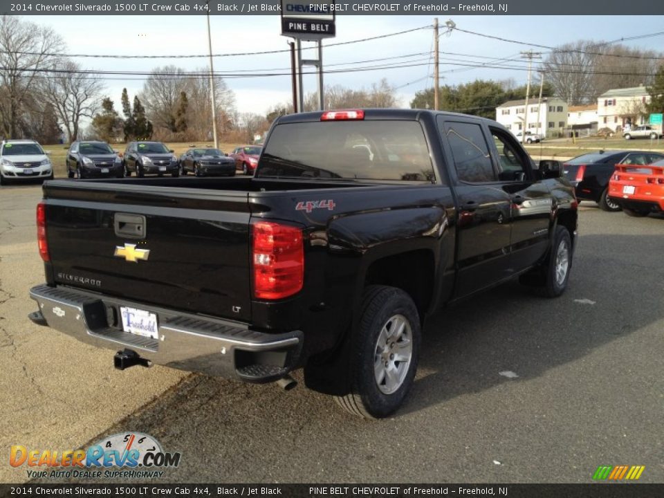 2014 Chevrolet Silverado 1500 LT Crew Cab 4x4 Black / Jet Black Photo #5