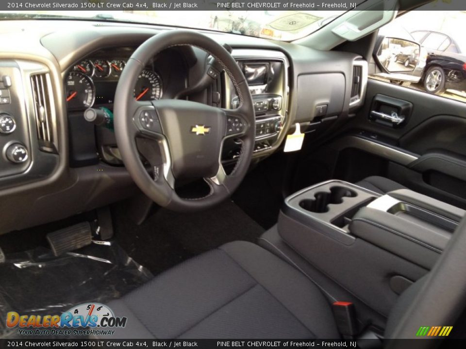 2014 Chevrolet Silverado 1500 LT Crew Cab 4x4 Black / Jet Black Photo #7
